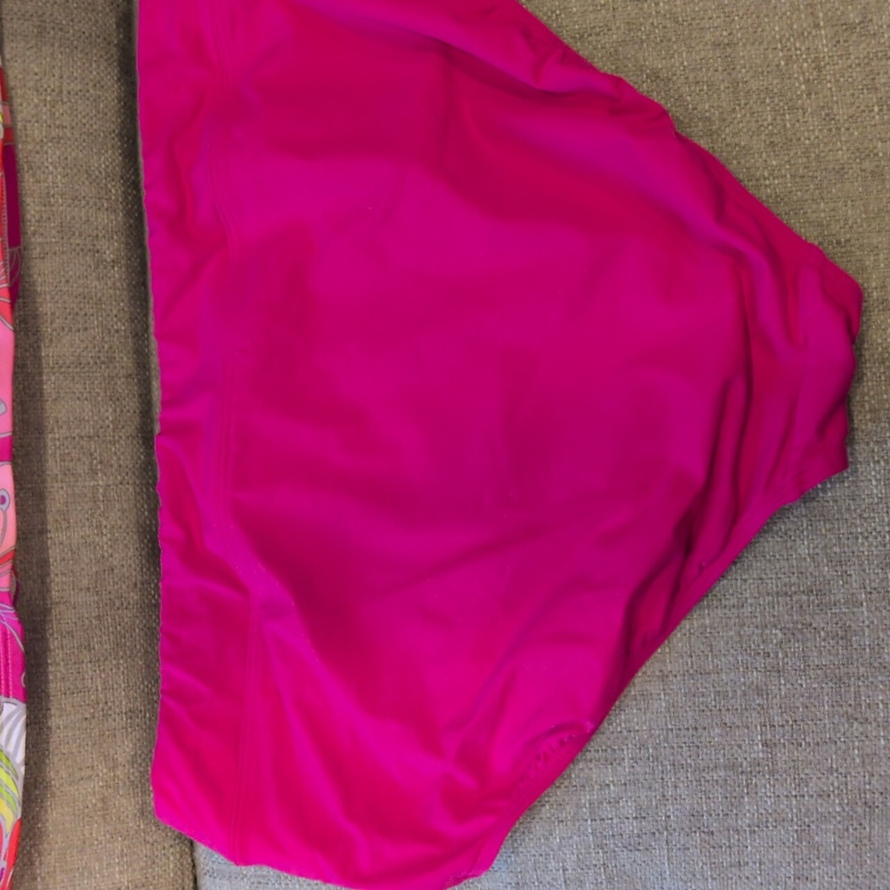 Lands' End Tankini Floral Under wire Women's 16 - Pink and Orange - Picture 5 of 10